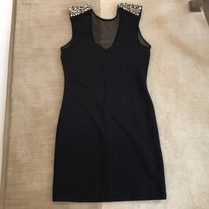 Little Black Dress with studs & jewels